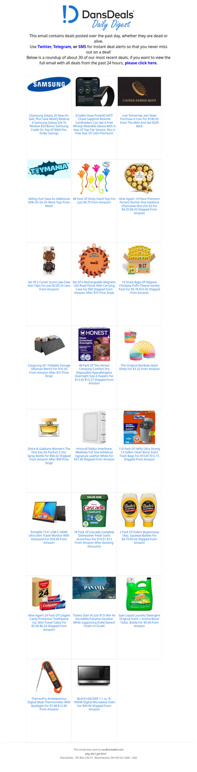DansDeals Daily Digest for 02/25/2026