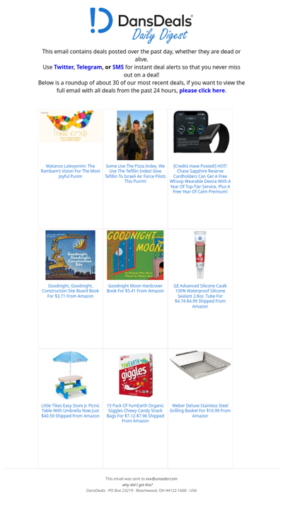 DansDeals Daily Digest for 03/03/2026