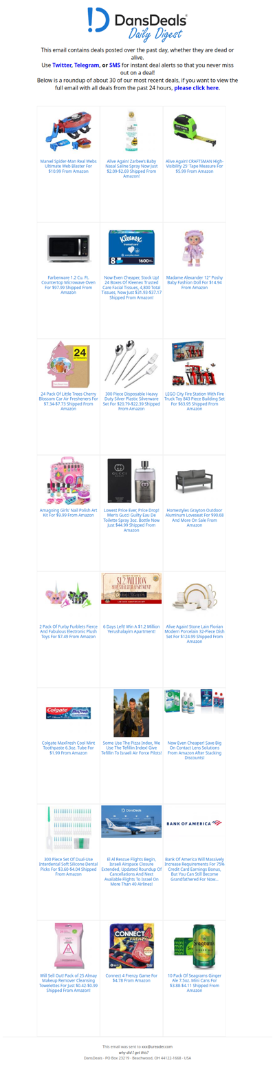 DansDeals Daily Digest for 03/05/2026