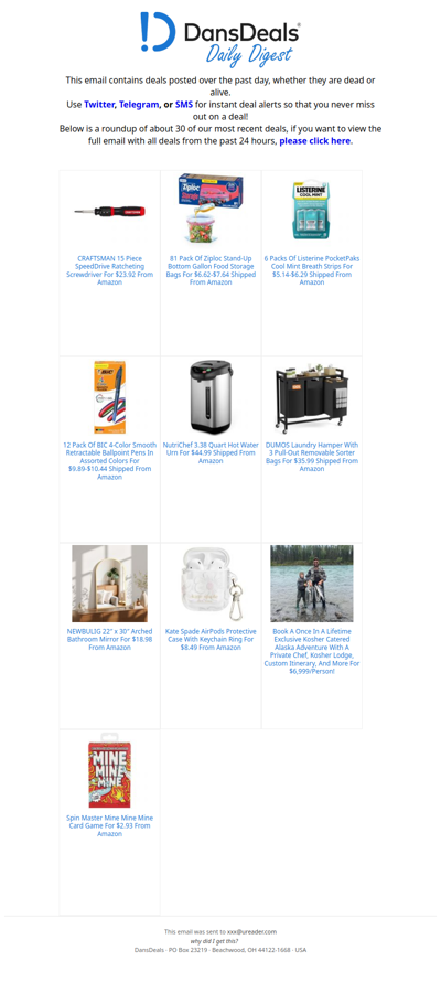 DansDeals Daily Digest for 03/09/2026