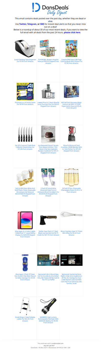 DansDeals Daily Digest for 03/15/2026