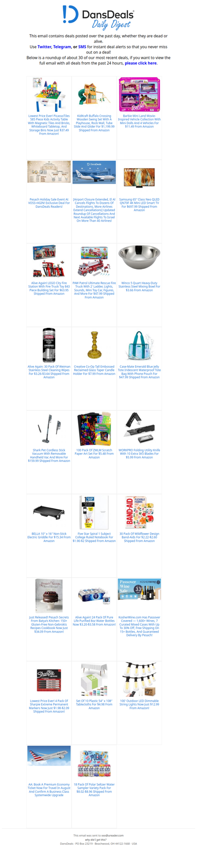 DansDeals Daily Digest for 03/18/2026