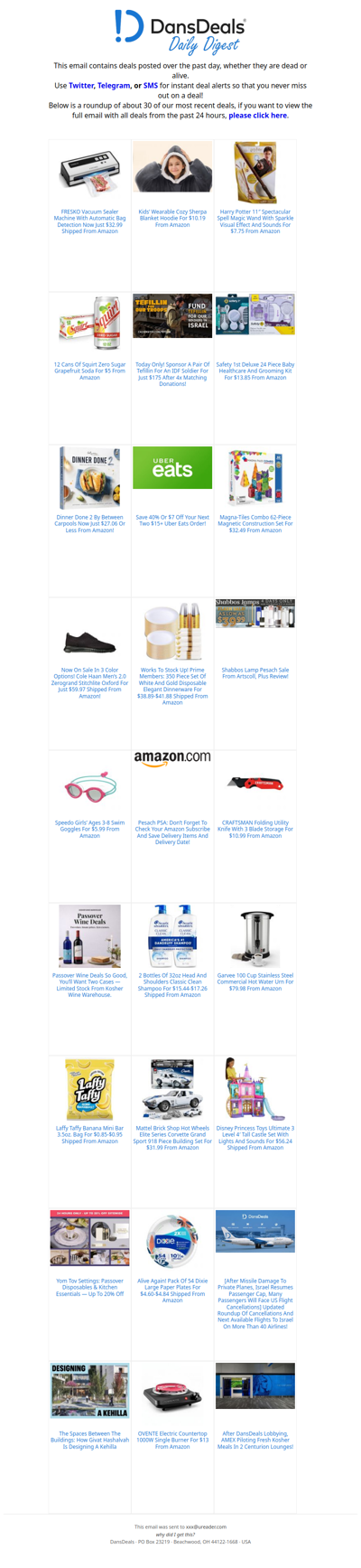 DansDeals Daily Digest for 03/19/2026