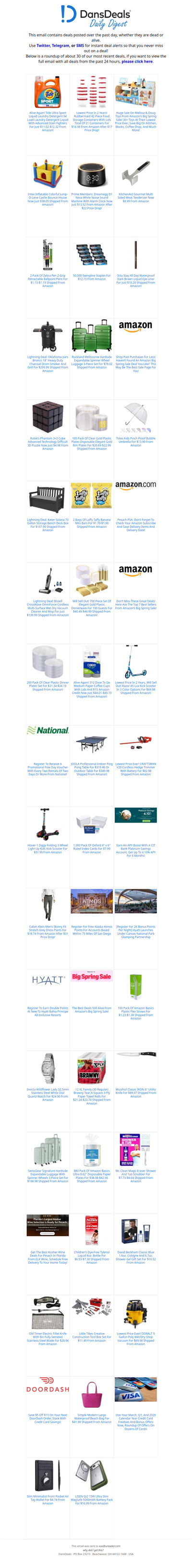 DansDeals Daily Digest for 03/27/2026