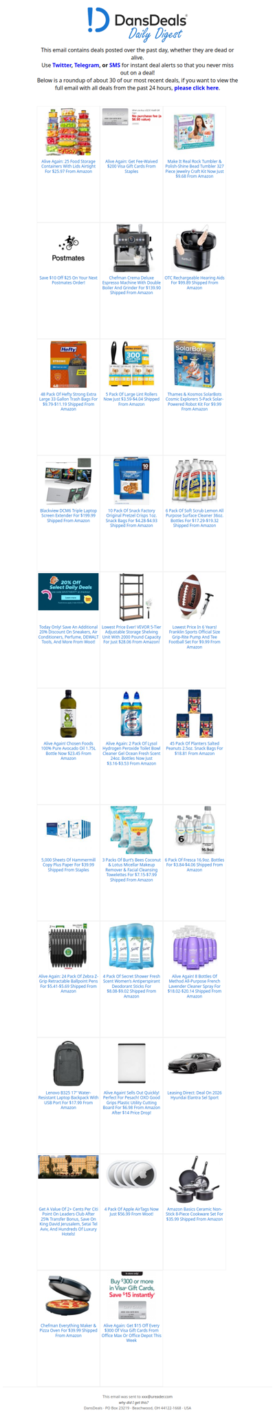 DansDeals Daily Digest for 04/20/2026