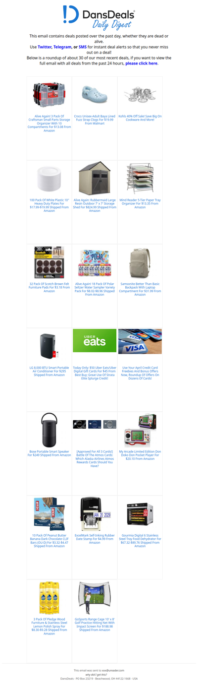 DansDeals Daily Digest for 04/30/2026