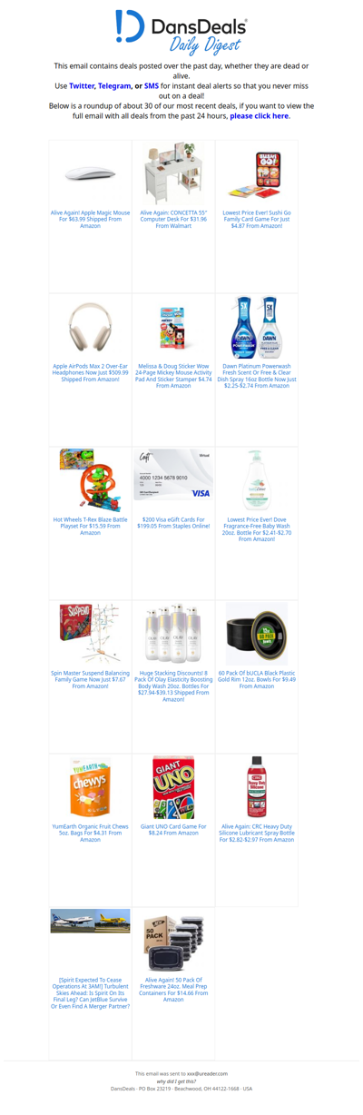 DansDeals Daily Digest for 05/03/2026