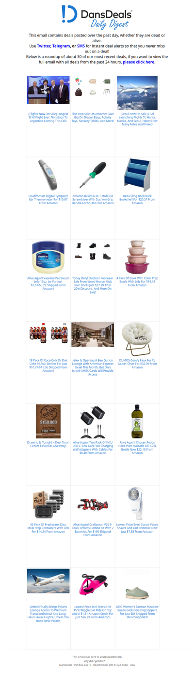 DansDeals Daily Digest for 05/07/2026
