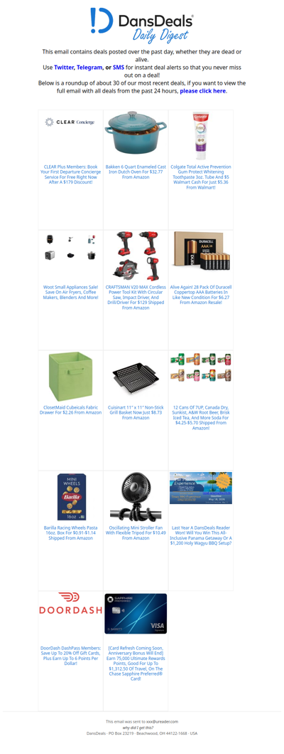 DansDeals Daily Digest for 05/10/2026