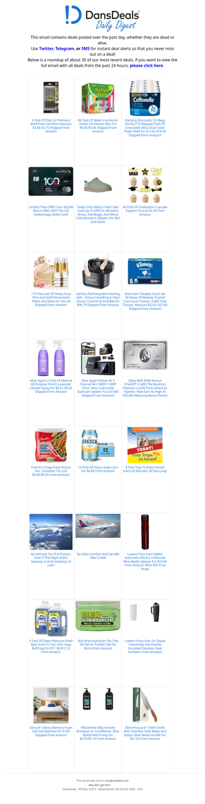 DansDeals Daily Digest for 05/12/2026