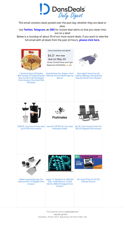 DansDeals Daily Digest for 05/24/2026