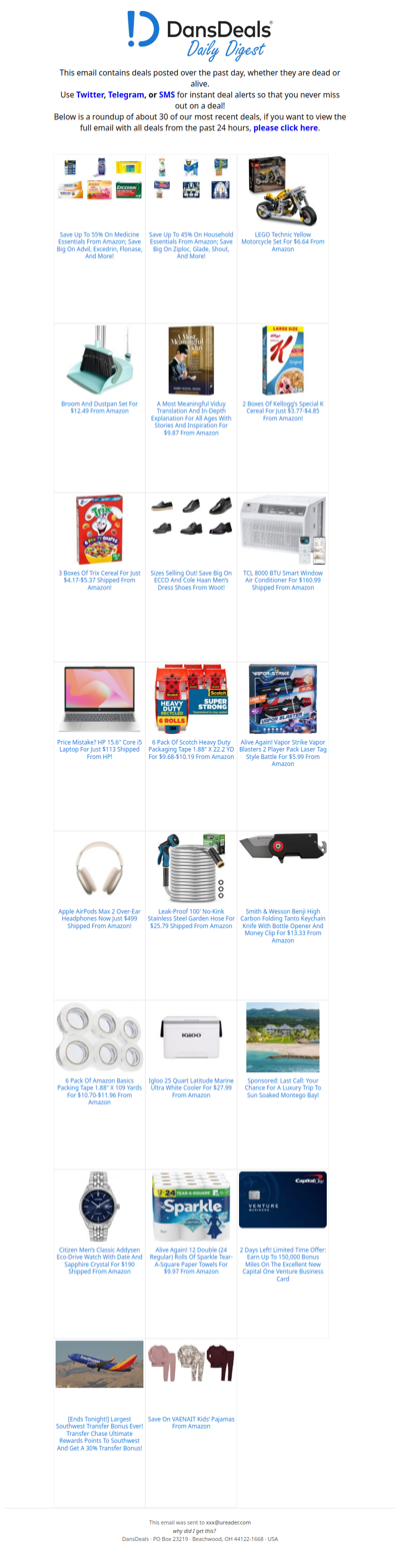 DansDeals Daily Digest for 06/07/2026