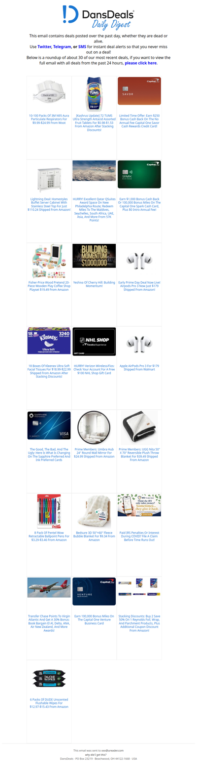 DansDeals Daily Digest for 06/10/2026