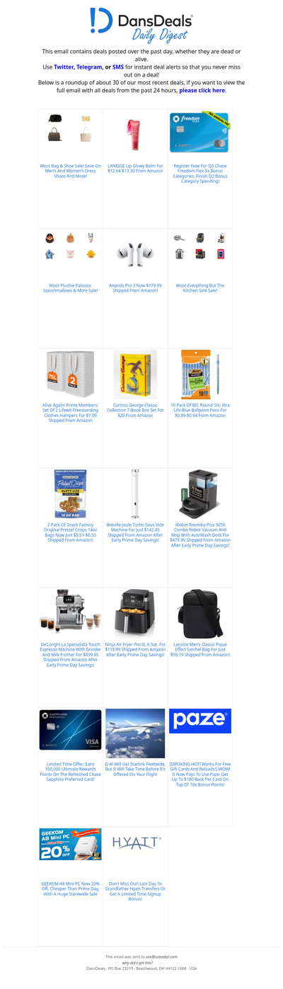 DansDeals Daily Digest for 06/15/2026