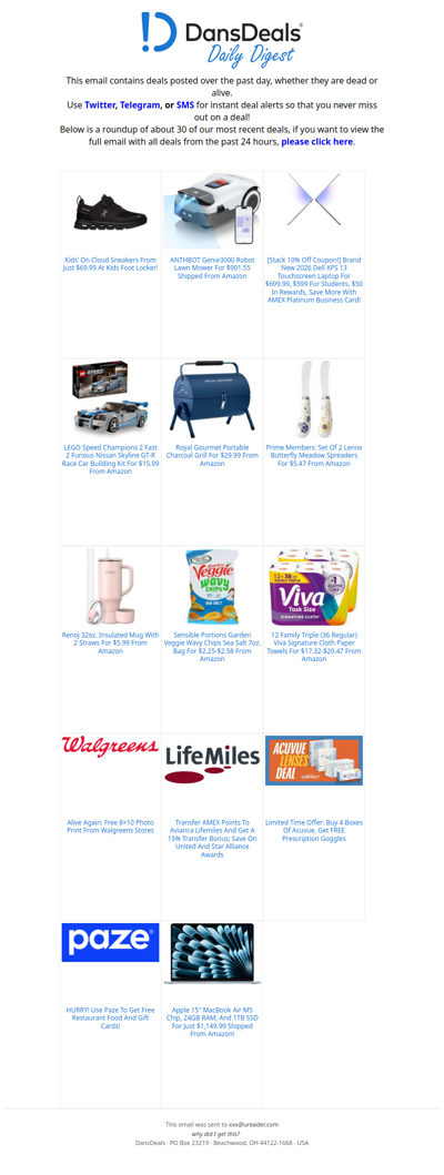 DansDeals Daily Digest for 06/19/2026