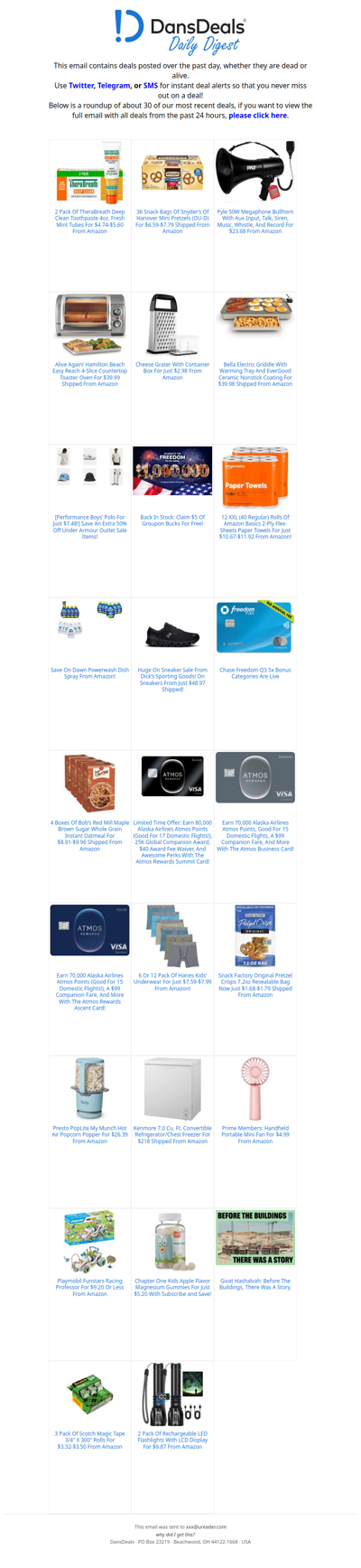 DansDeals Daily Digest for 07/01/2026
