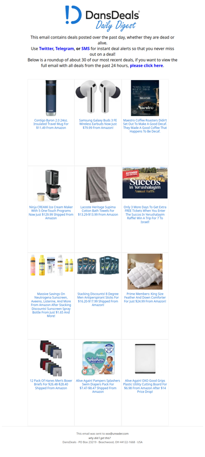 DansDeals Daily Digest for 07/12/2026