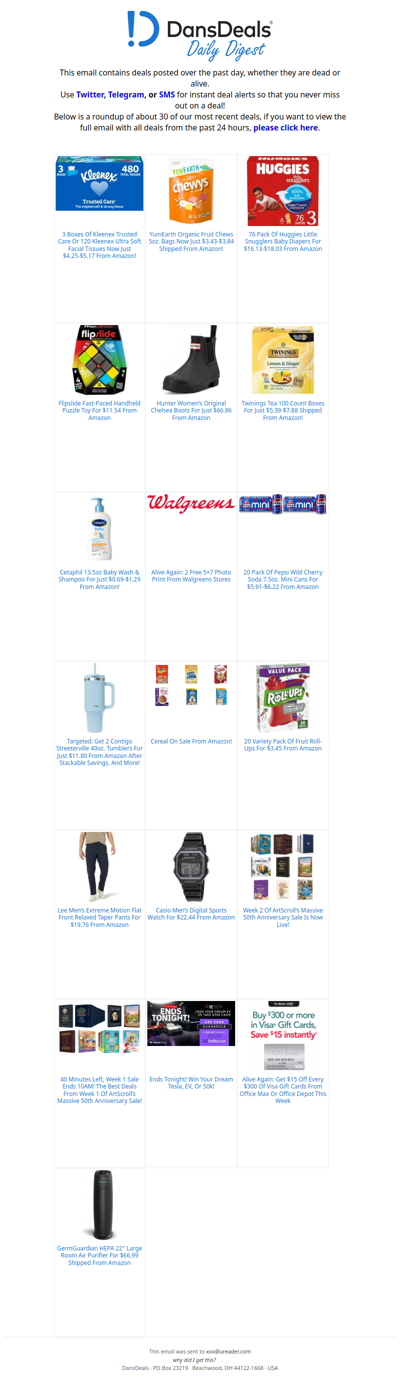 DansDeals Daily Digest for 07/13/2026