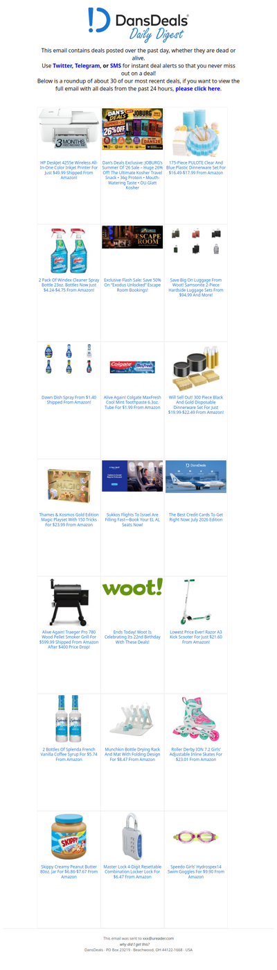 DansDeals Daily Digest for 07/26/2026