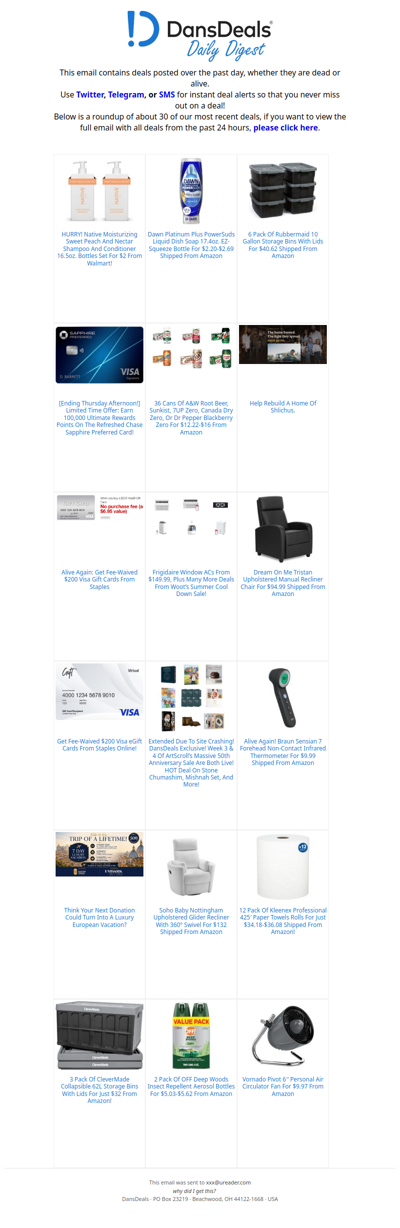 DansDeals Daily Digest for 07/27/2026