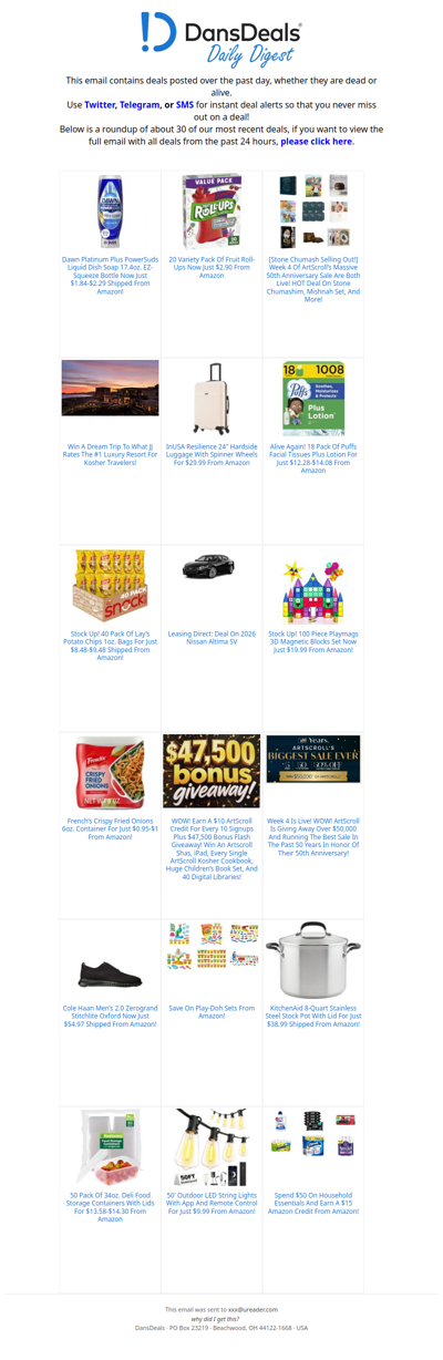 DansDeals Daily Digest for 07/28/2026