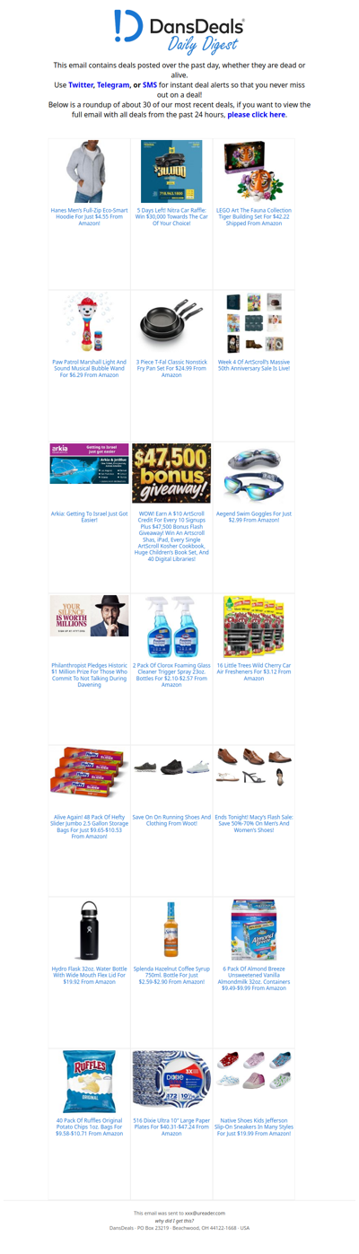 DansDeals Daily Digest for 07/29/2026