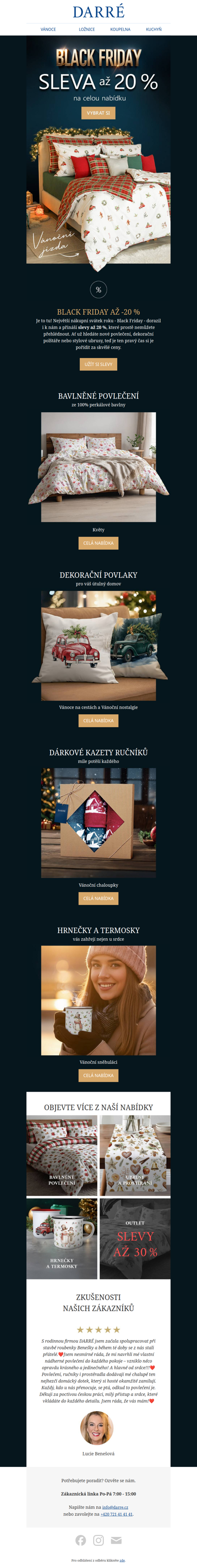 BLACK FRIDAY je tu se slevami až 20 %