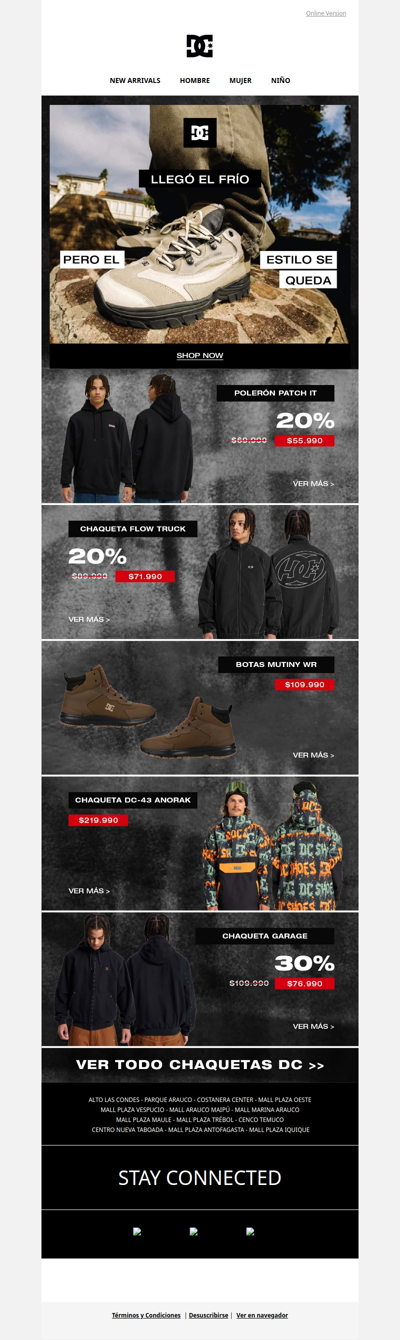 Llegó el frío, pero el estilo se queda