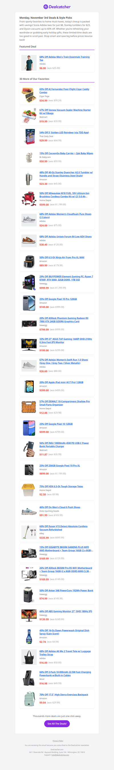 💪 Adidas Tees $8 + Ninja Air Fryer $89! Steals You’ll Love | DealCatcher