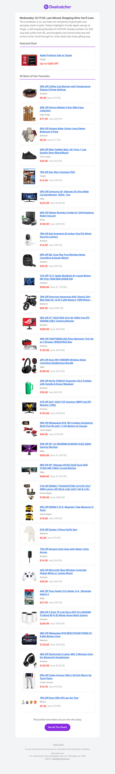 Still Shopping? Coffee Warmer $9.99 + Baby Sets $5 | Dealcatcher