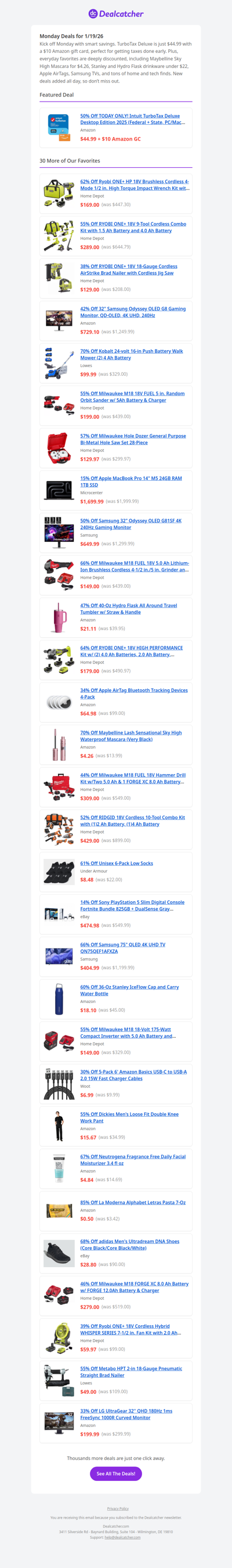 TurboTax $45 w/ $10 Amazon GC + Sky High Mascara $4.26 Today Only