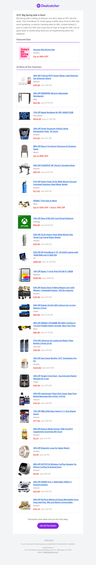 Spring Has Sprung, and So Have the Deals | Dealcatcher