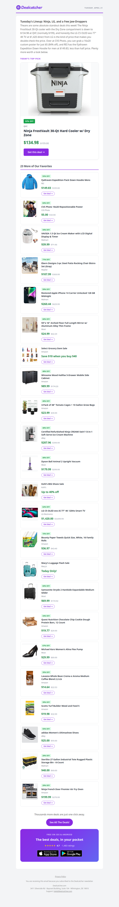 Ninja FrostVault Cooler $134, + $5 custom poster | Dealcatcher