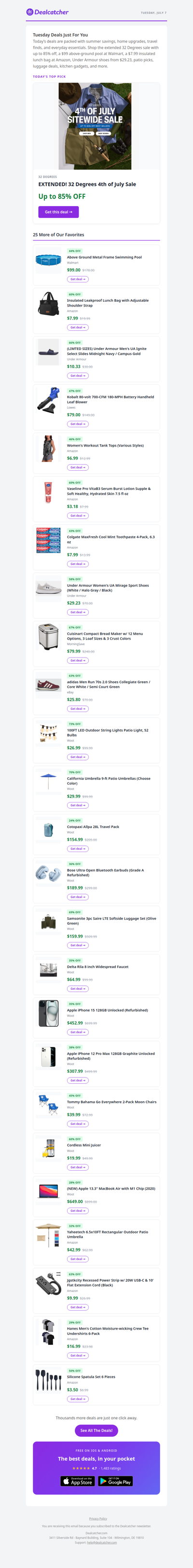$7.99 Lunch Bag + $29.23 Under Armour Shoes | Dealcatcher