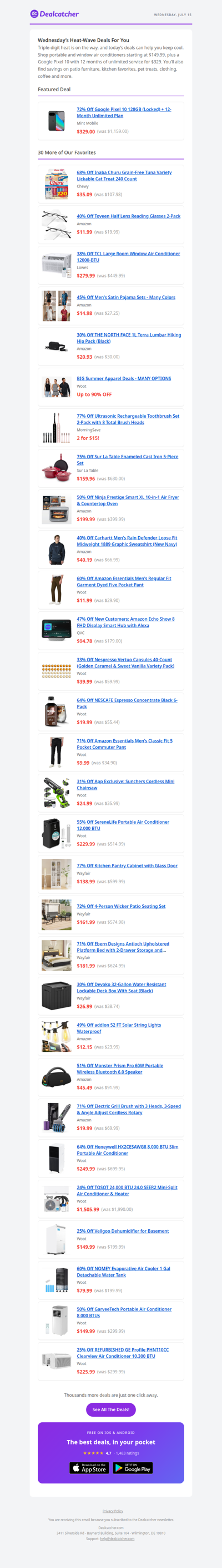 Pixel 10 for $329 + 12K BTU Air Conditioner $229.99 | Dealcatcher