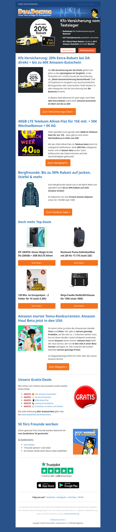 🤩 GRATIS: 15€ Amazon-Gutschein geschenkt!