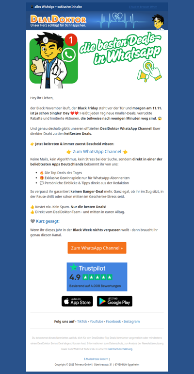 🖤 Verpass keine Black Friday Deals