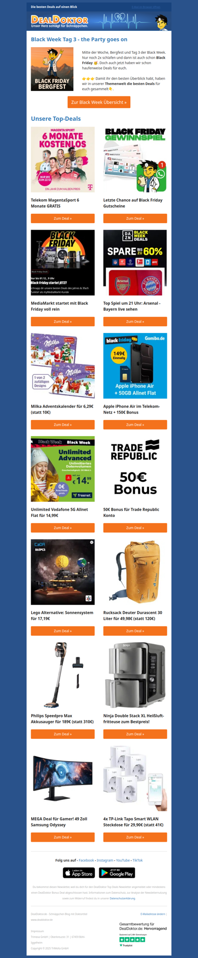 😎 Letze Chance auf Black Friday-Gutscheine