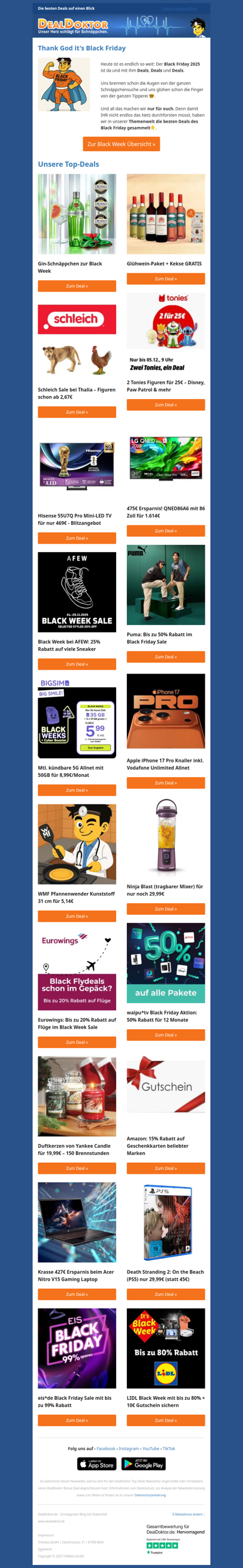 Der FETTESTE Newsletter des Jahres