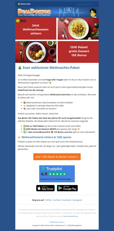 🎄 Weihnachts-Stress? Nicht mit uns!