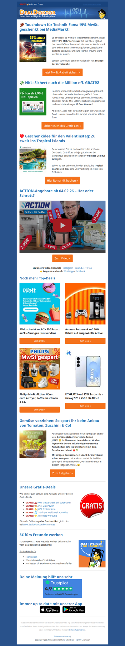 📺 19% MwSt. geschenkt bei MediaMarkt