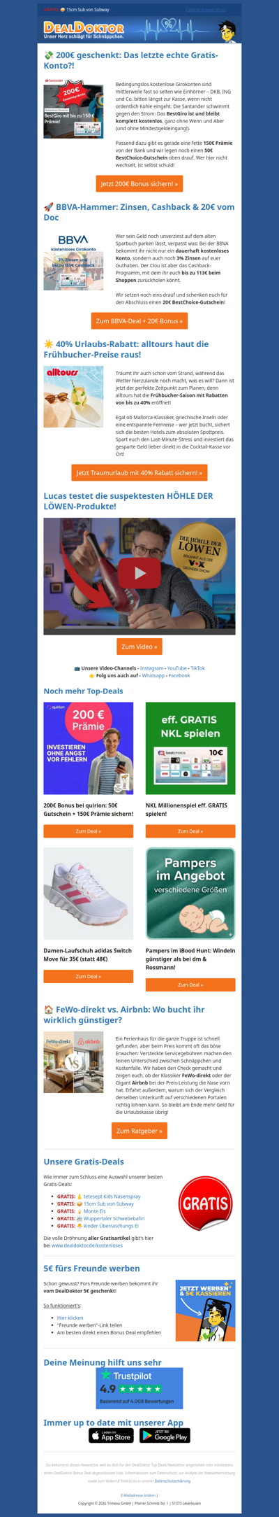 200€ geschenkt 💸