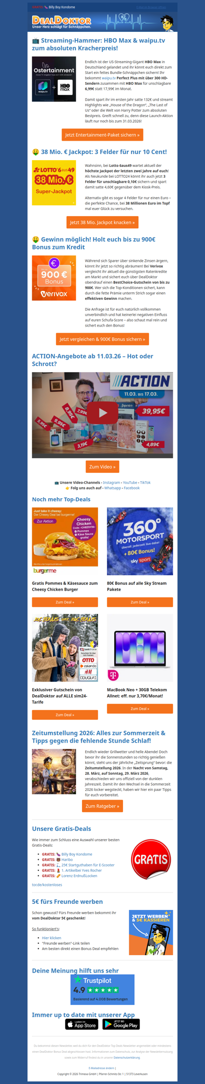 38 Mio. € Jackpot für 10 Cent? 🤑