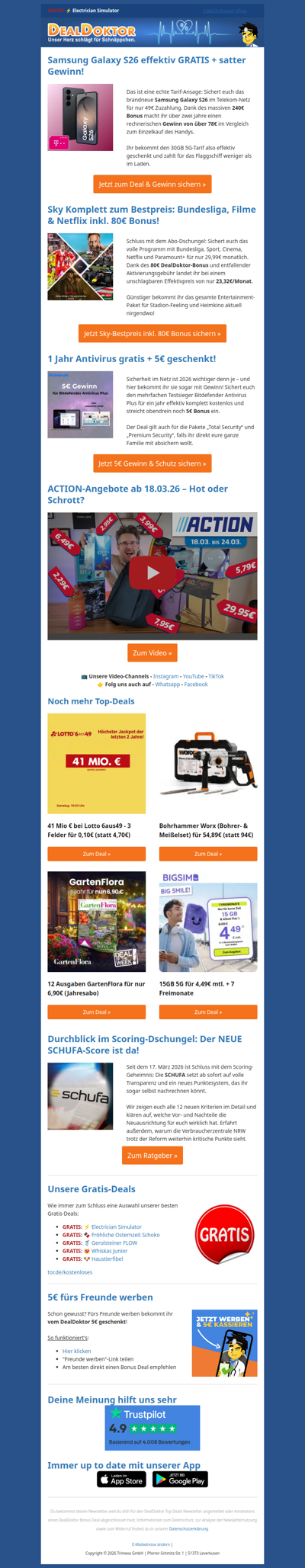 Samsung S26 effektiv gratis 🤩