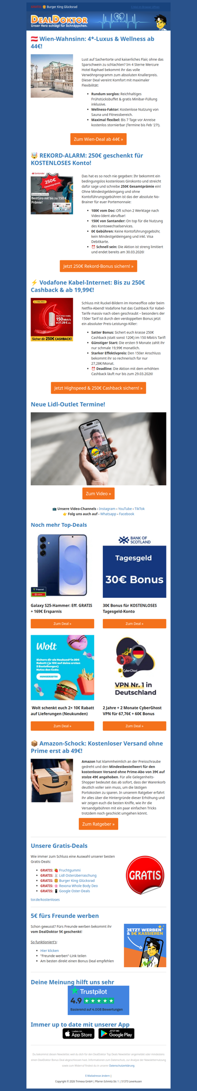 🤯 250€ Rekord-Prämie geschenkt