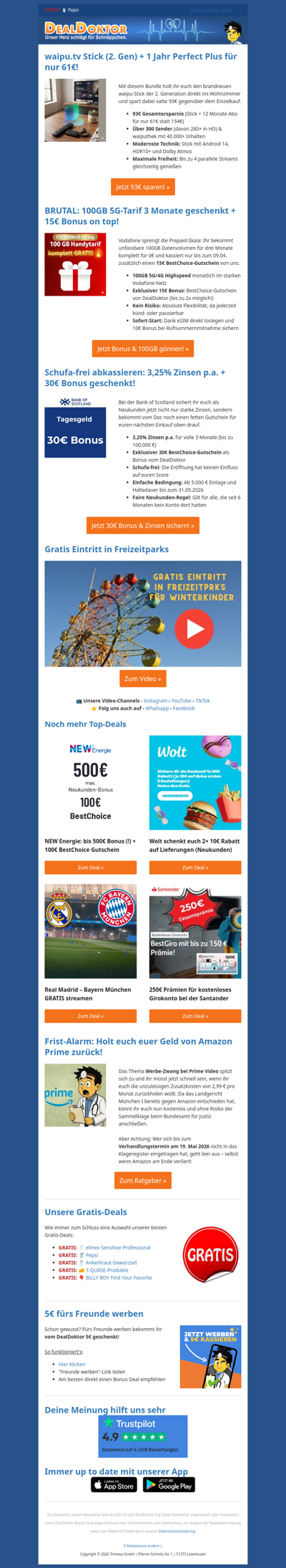 Geld zurück von Amazon? 💸