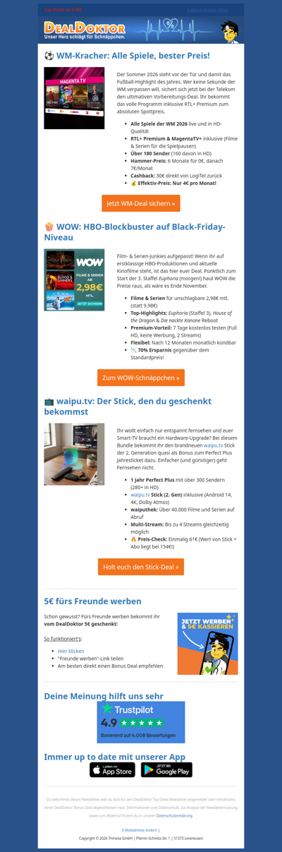 Abendplanung steht: Was schaust du heute? 📺