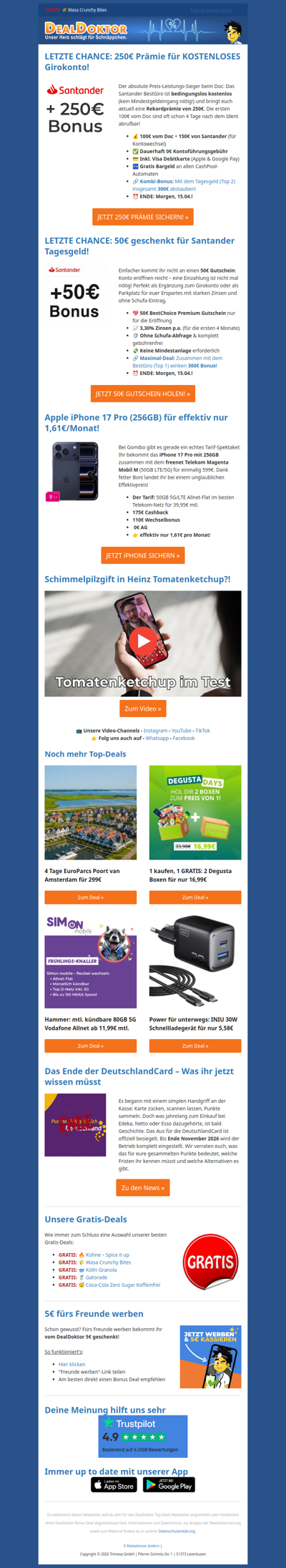 Letzte Chance auf 300€ ‼️