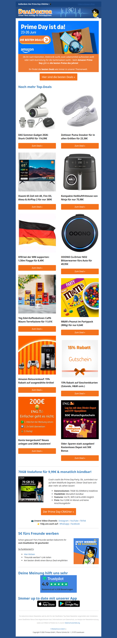 🔥 Prime Day: Jetzt sparen oder morgen bereuen!