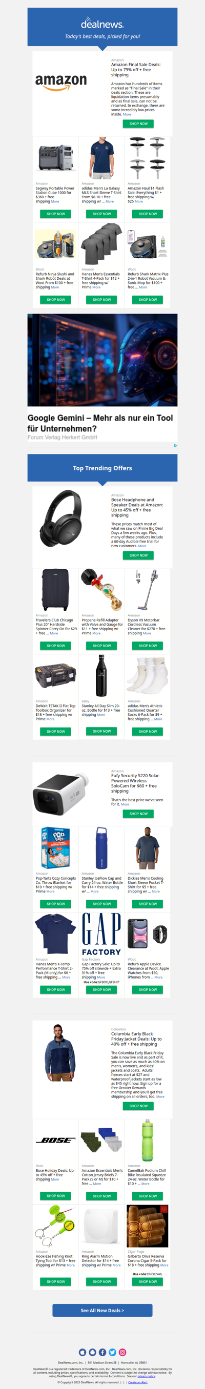 Top Deals From Today - Check Out What You May Have Missed!